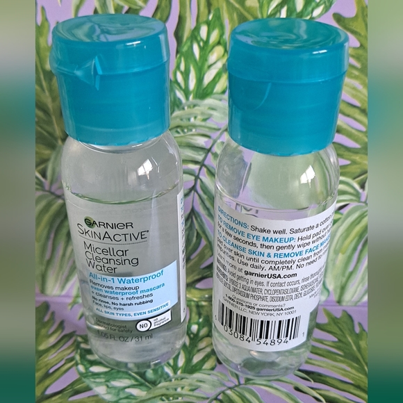 2x Garnier Micellar Cleaning All in 1 Water 31ML each, Travel Size. - Picture 2 of 2